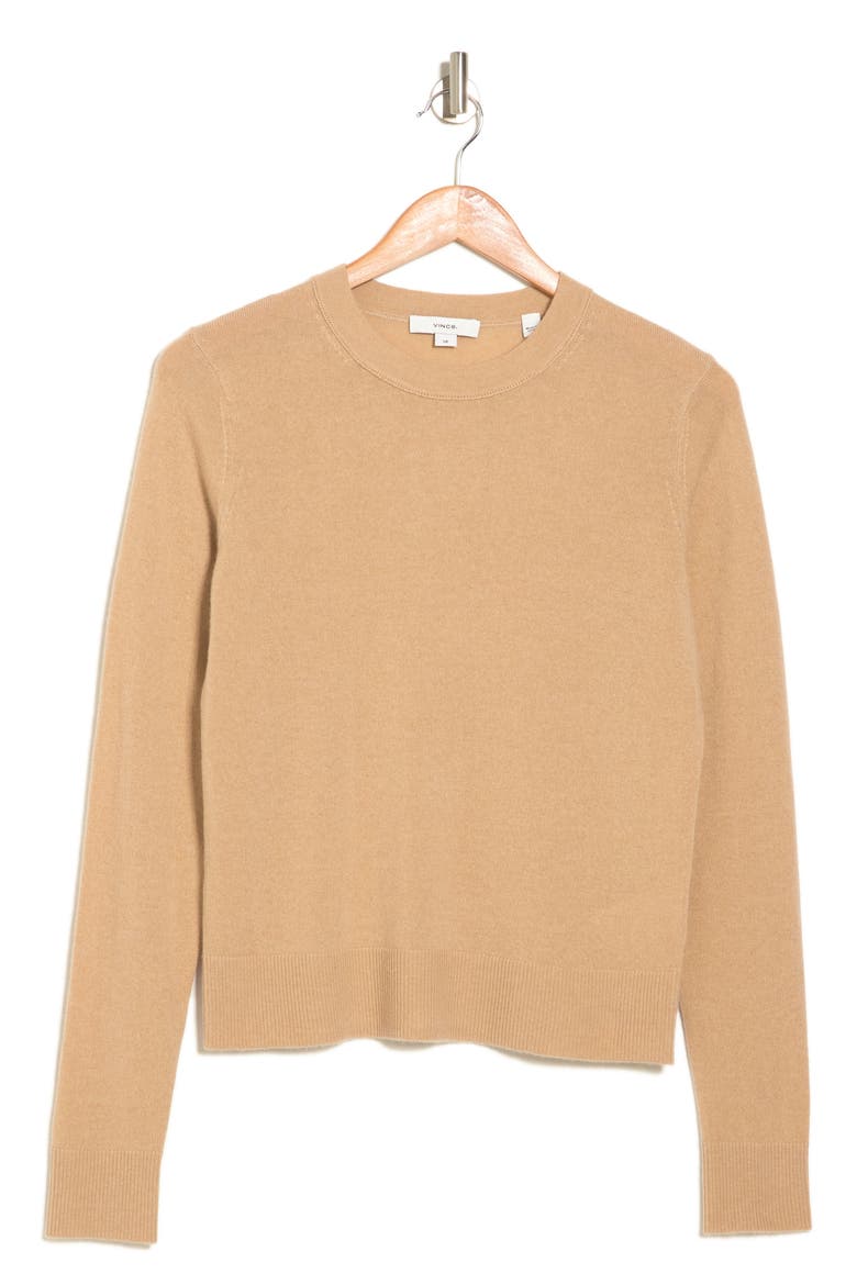 Crewneck Pullover, Alternate, color, CAMEL