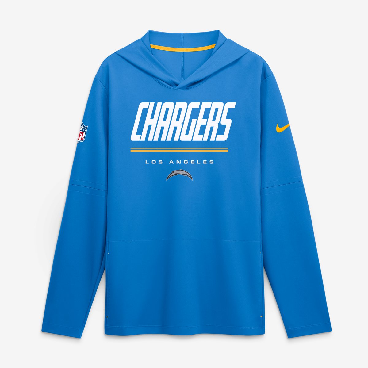 Nike Men's Nike Powder Blue Los Angeles Chargers Sideline Game On ...