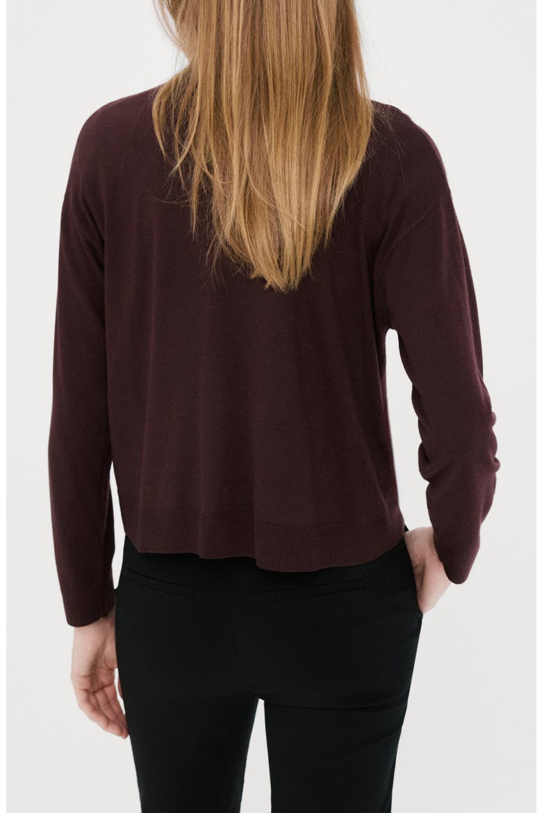 Polo Sweater, Alternate, color, MAROON