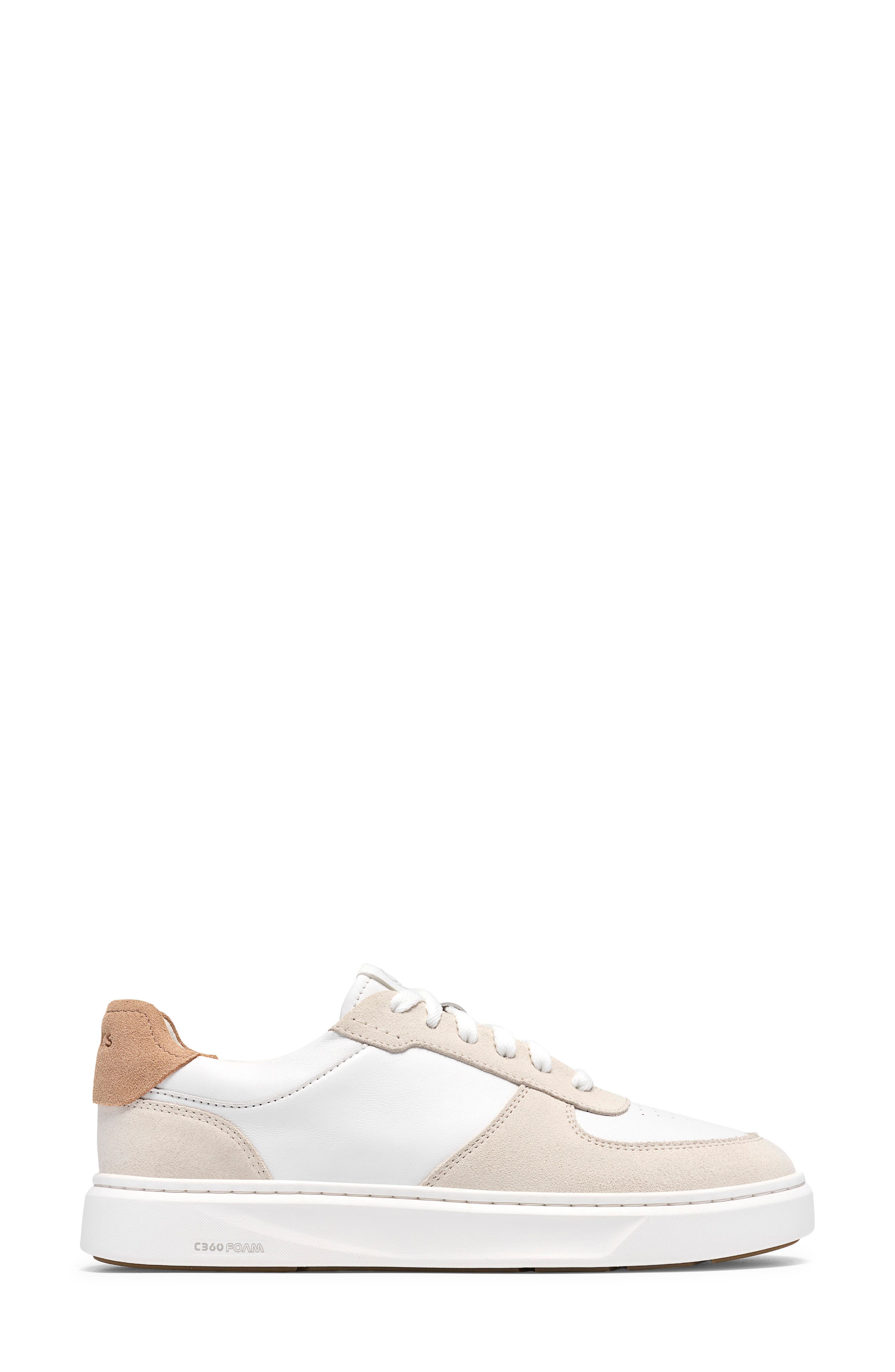 Code C Court Sneaker, Alternate, color, WHITE COMBO