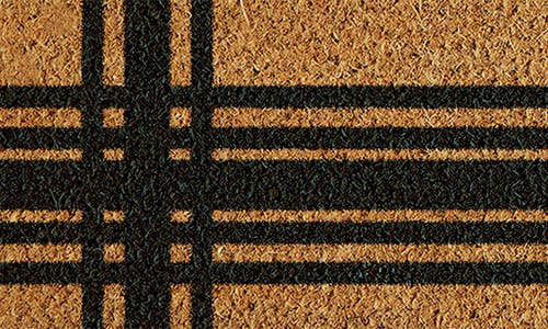 Design Imports Welcome Coir Doormat In Black
