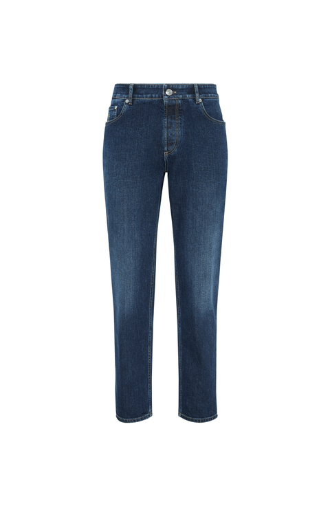 Traditional fit five-pocket trousers