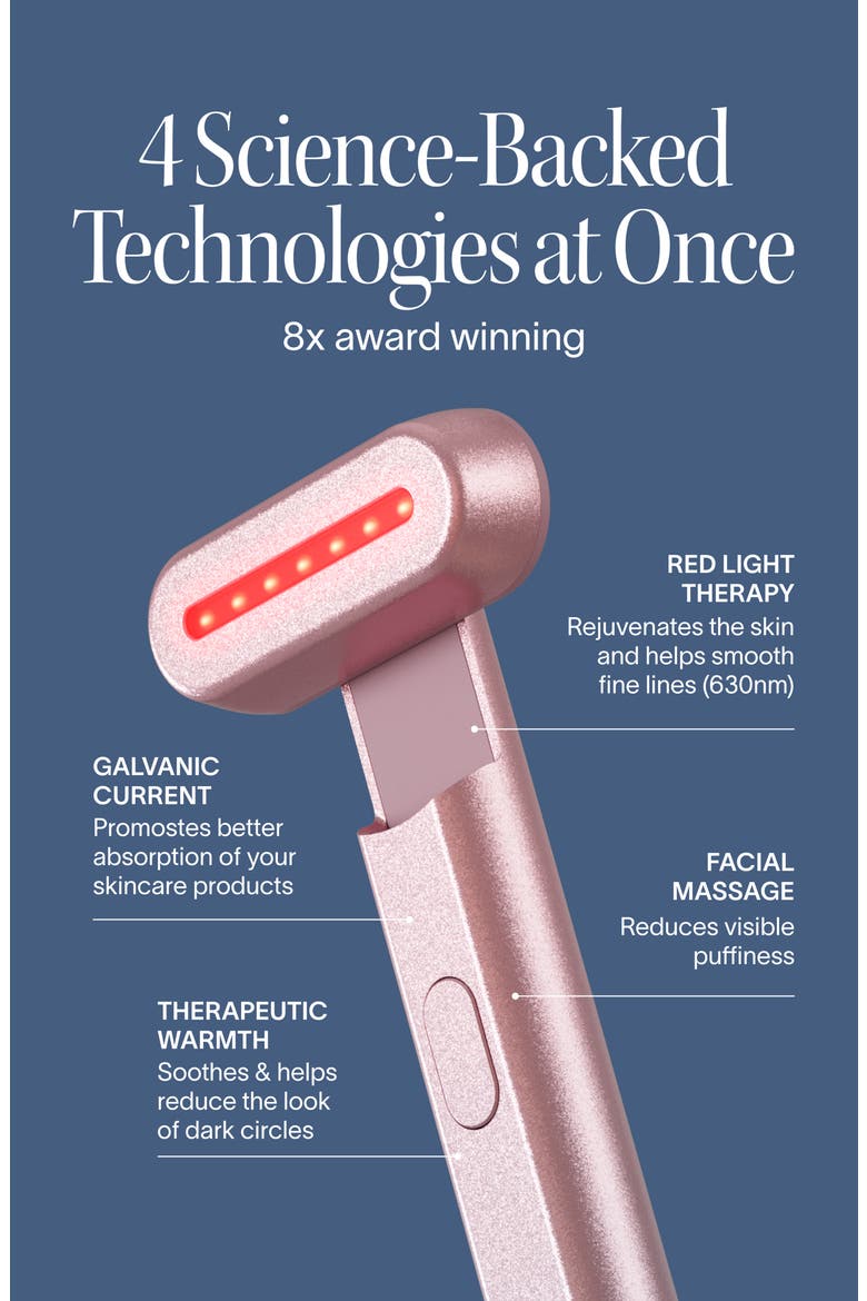 4-in-1 Red Light Skin Care Wand Set (Nordstrom Exclusive), Alternate, color, PINK