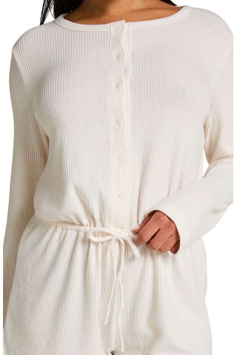 Short Jersey Rib Sleep Set, Alternate, color, White