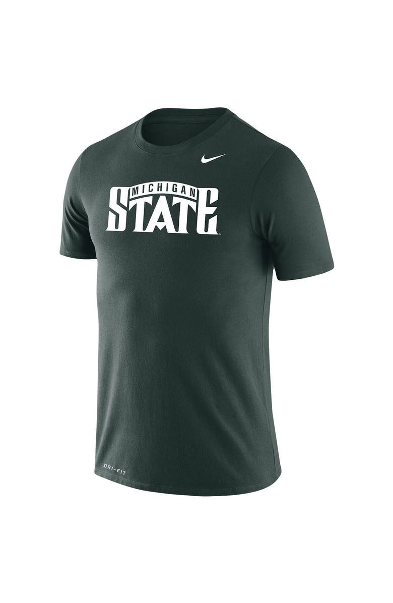 Nike Men's Nike Green Michigan State Spartans School Logo Legend Performance T-Shirt, Alternate, color, 