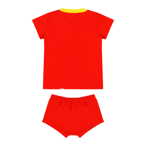 Mixed Up Clothing Suave Baby Tee And Bloomer Shorts Set In Chiva