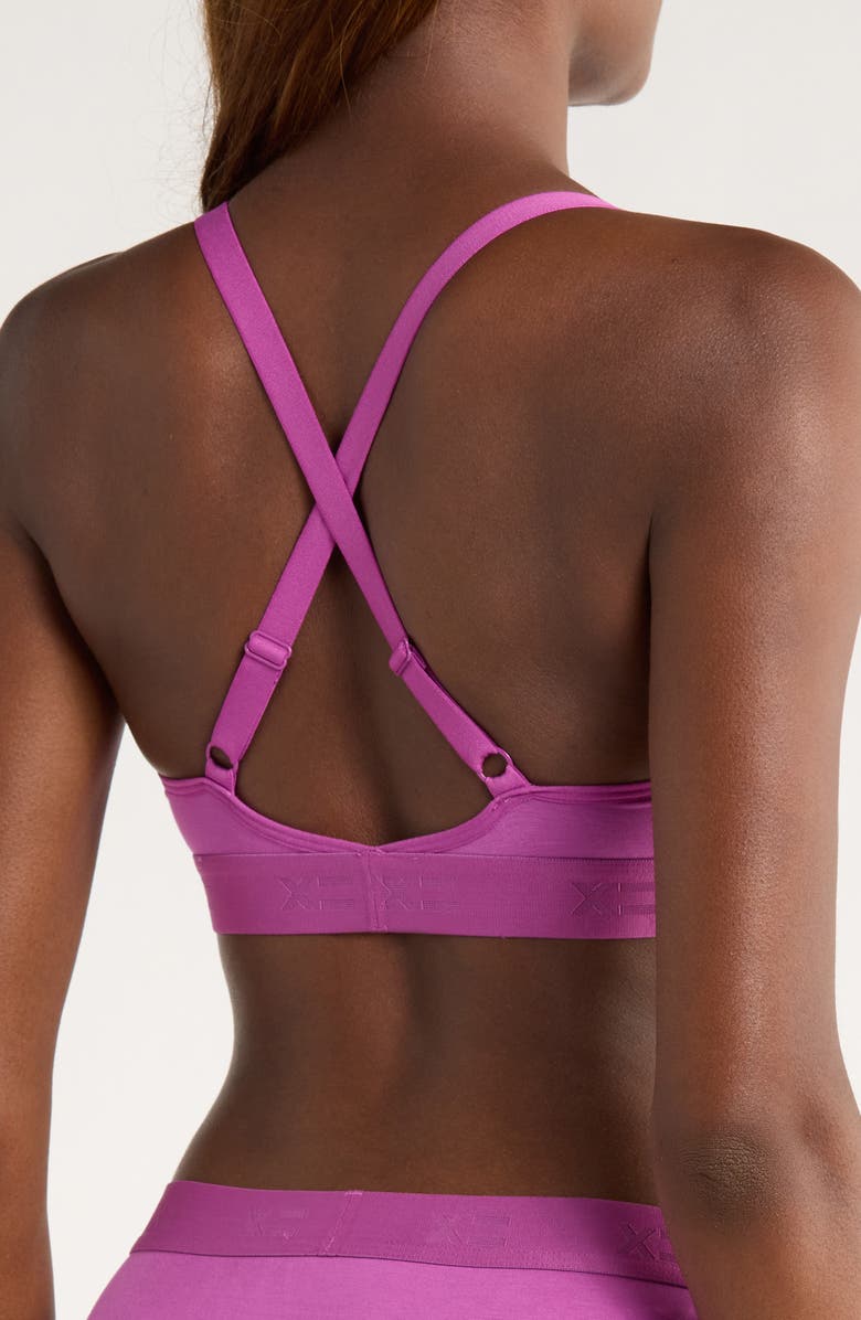 TomboyX Stretch Modal Lounge Bralette, Alternate, color, Modal Orchid