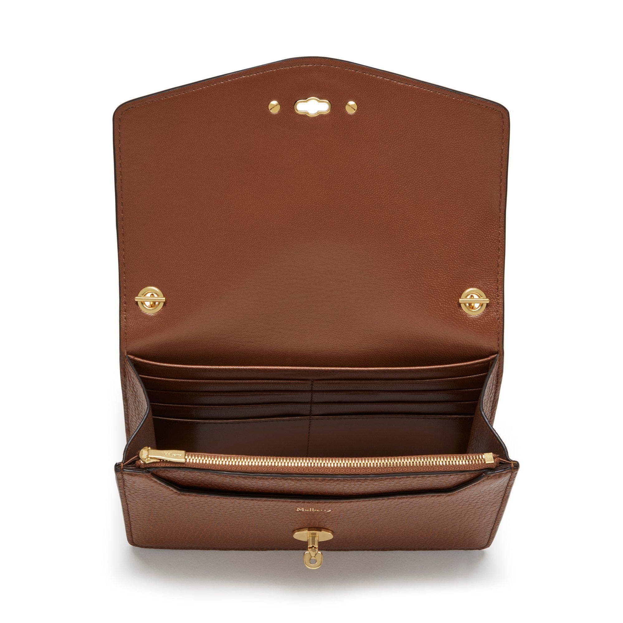 Mulberry Small Darley, Alternate, color, Oak