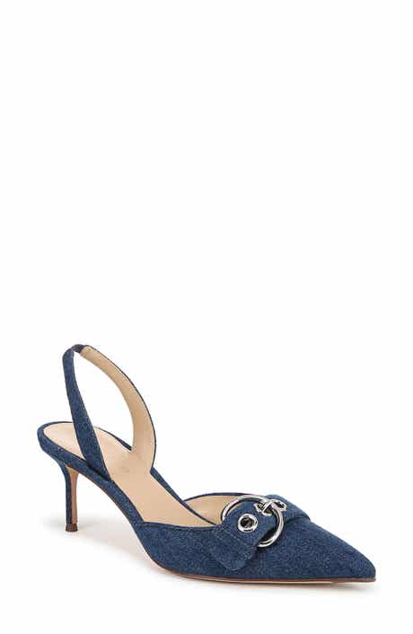 Veronica Beard Roxy Slingback Pointed Toe Pump