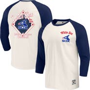 Darius Rucker Collection by Fanatics Men's Darius Rucker Collection by Fanatics Navy/White Chicago White Sox Cooperstown Collection Raglan 3/4-Sleeve T-Shirt
