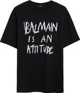 Balmain Attitude Graphic T-Shirt