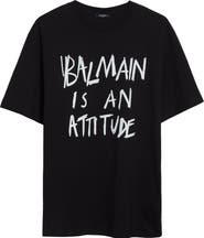 Balmain Attitude Graphic T-Shirt