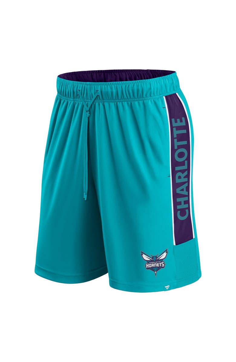 FANATICS Men's Fanatics Branded Teal Charlotte Hornets Game Winner Defender Shorts, Alternate, color, Teal