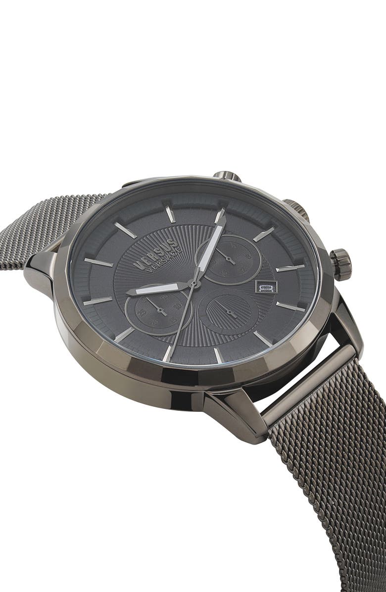 VERSUS Versace Mesh Strap Watch, 46mm, Alternate, color, 