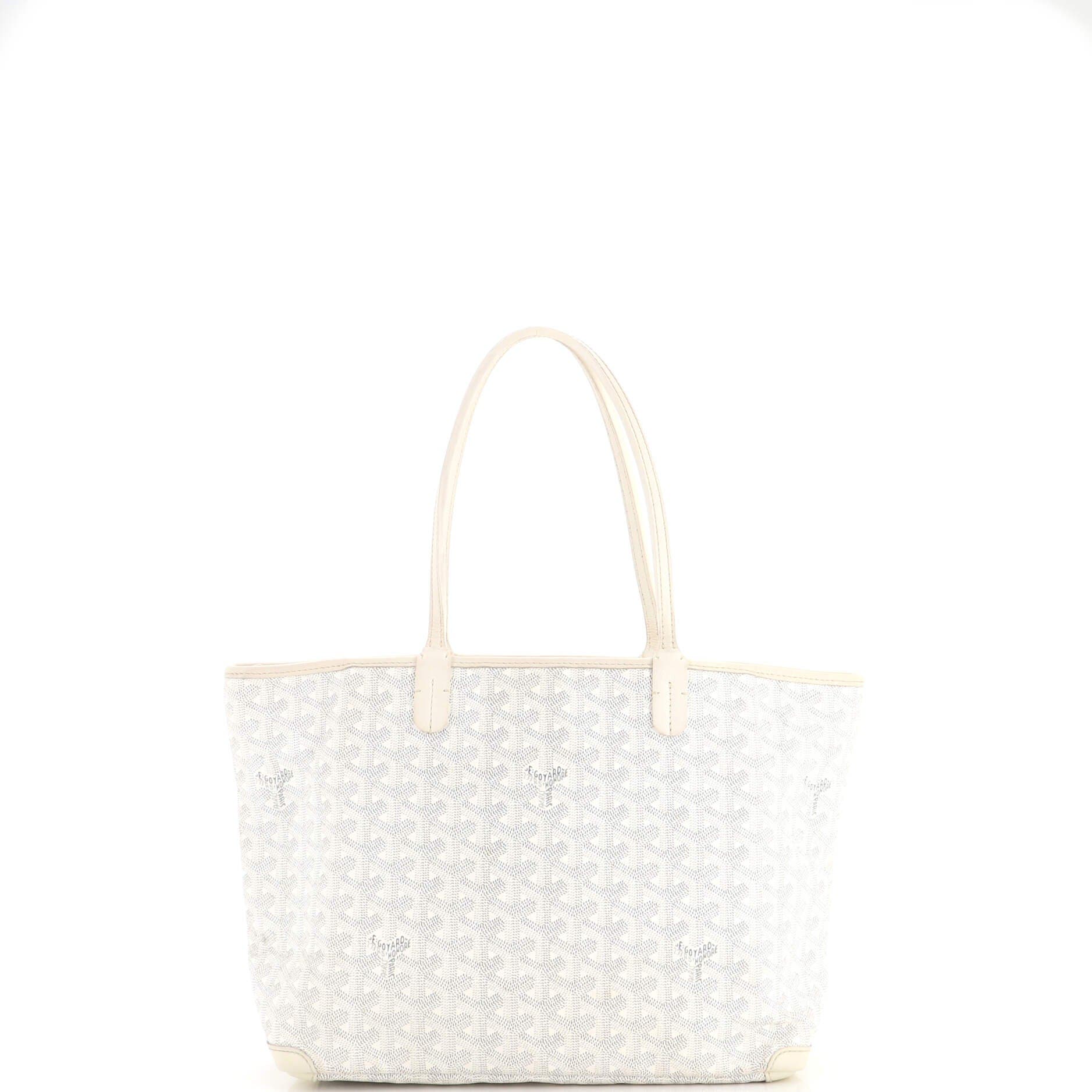 Artois Tote Coated Canvas PM, Alternate, color, White