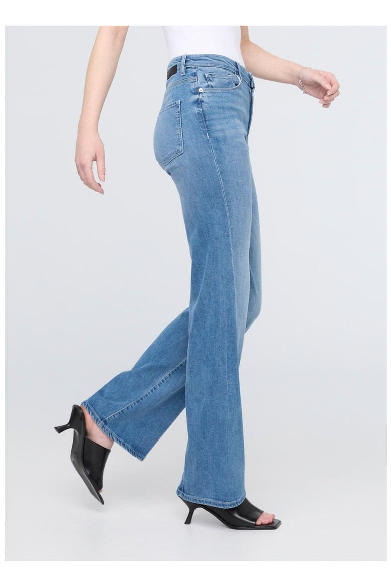No Sweat Denim High Rise Wide Leg, Alternate, color, Pacific