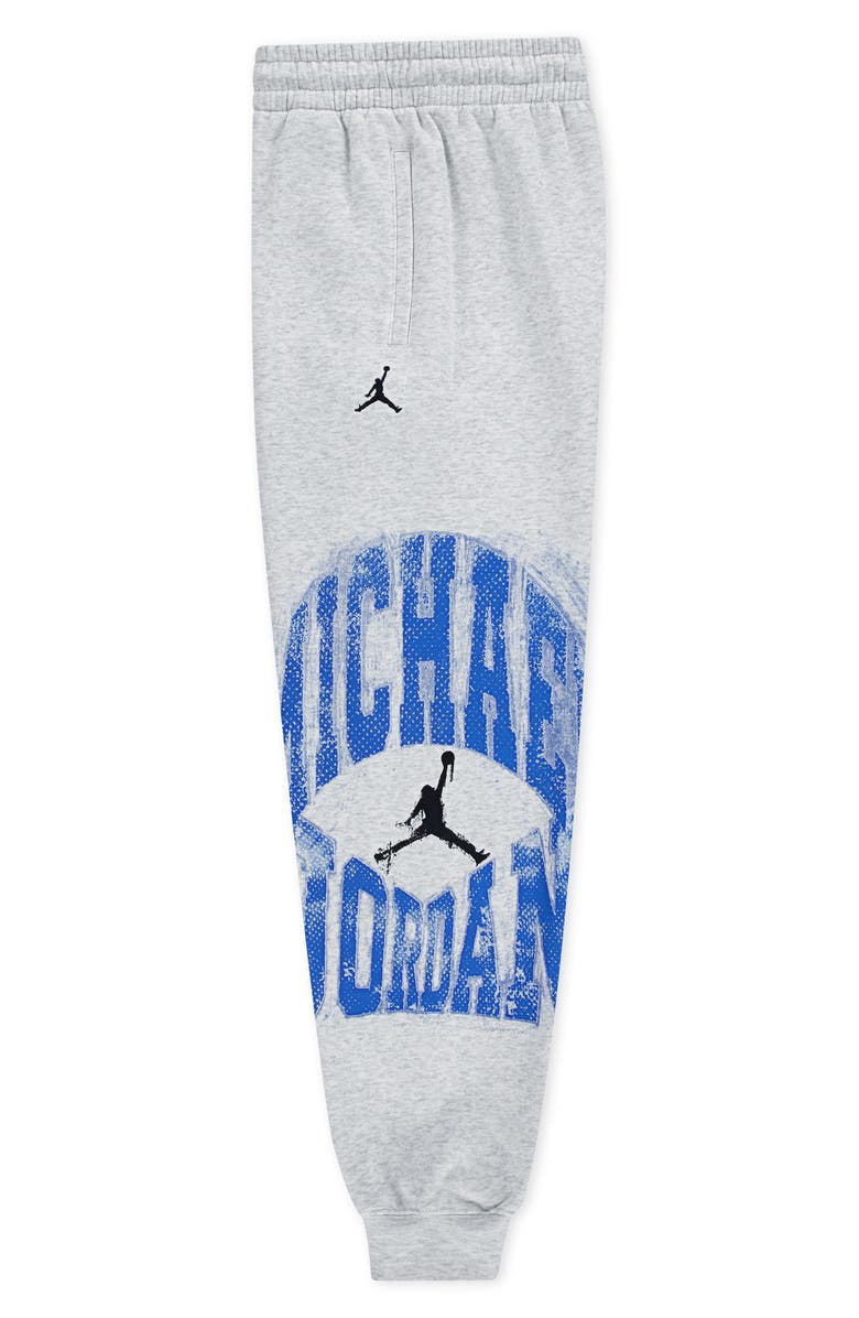Jordan Kids' Jumpman Fleece Graphic Joggers, Alternate, color, Birch Heather
