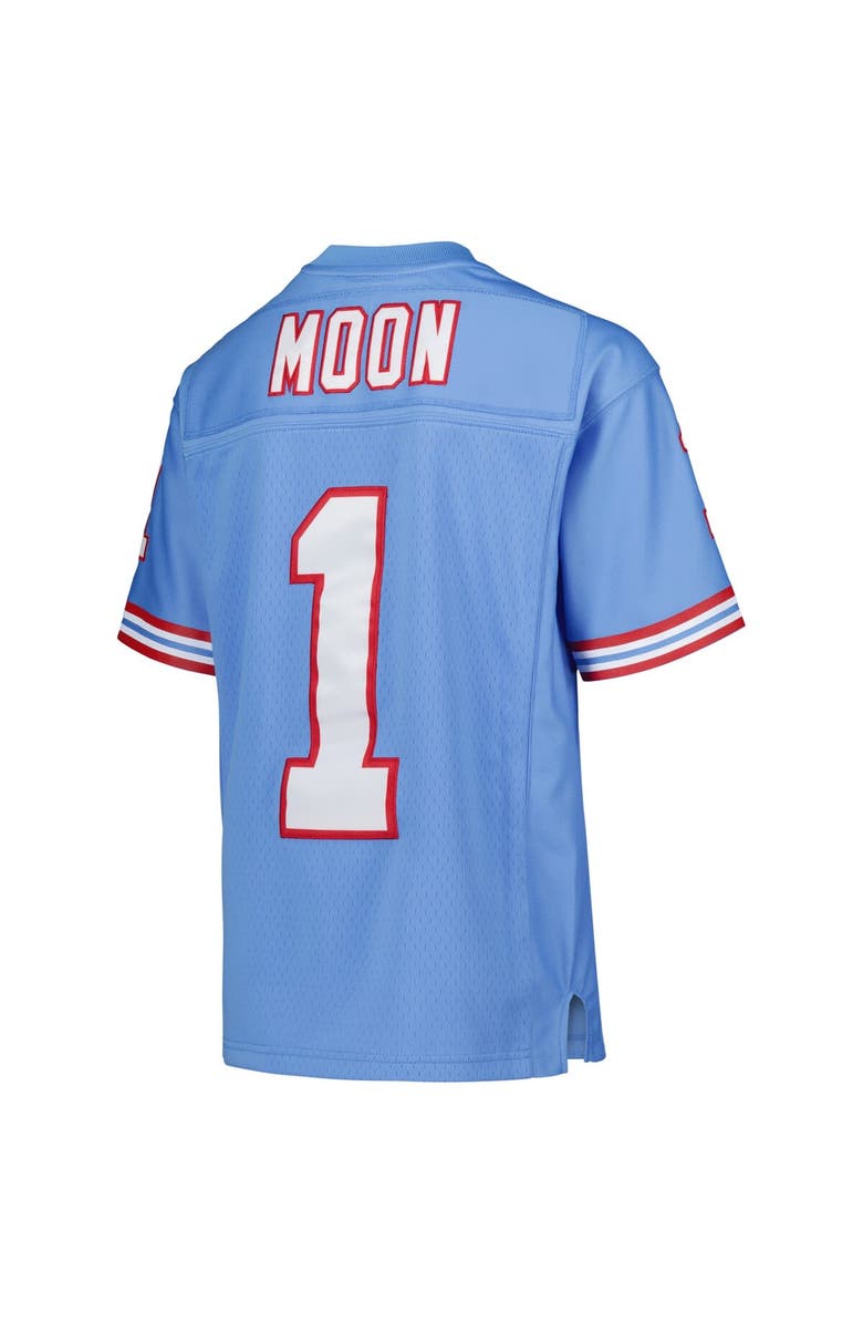 Mitchell & Ness Youth Mitchell & Ness Warren Moon Light Blue Houston Oilers Gridiron Classics 1993 Retired Player Legacy Jersey, Alternate, color, Light Blue