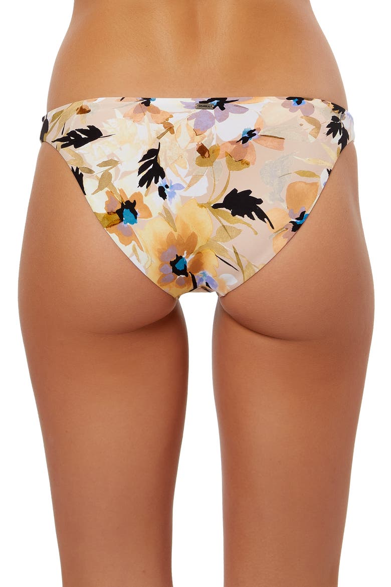 Leah Classic Bikini Bottoms, Alternate, color, BROWN MULTI