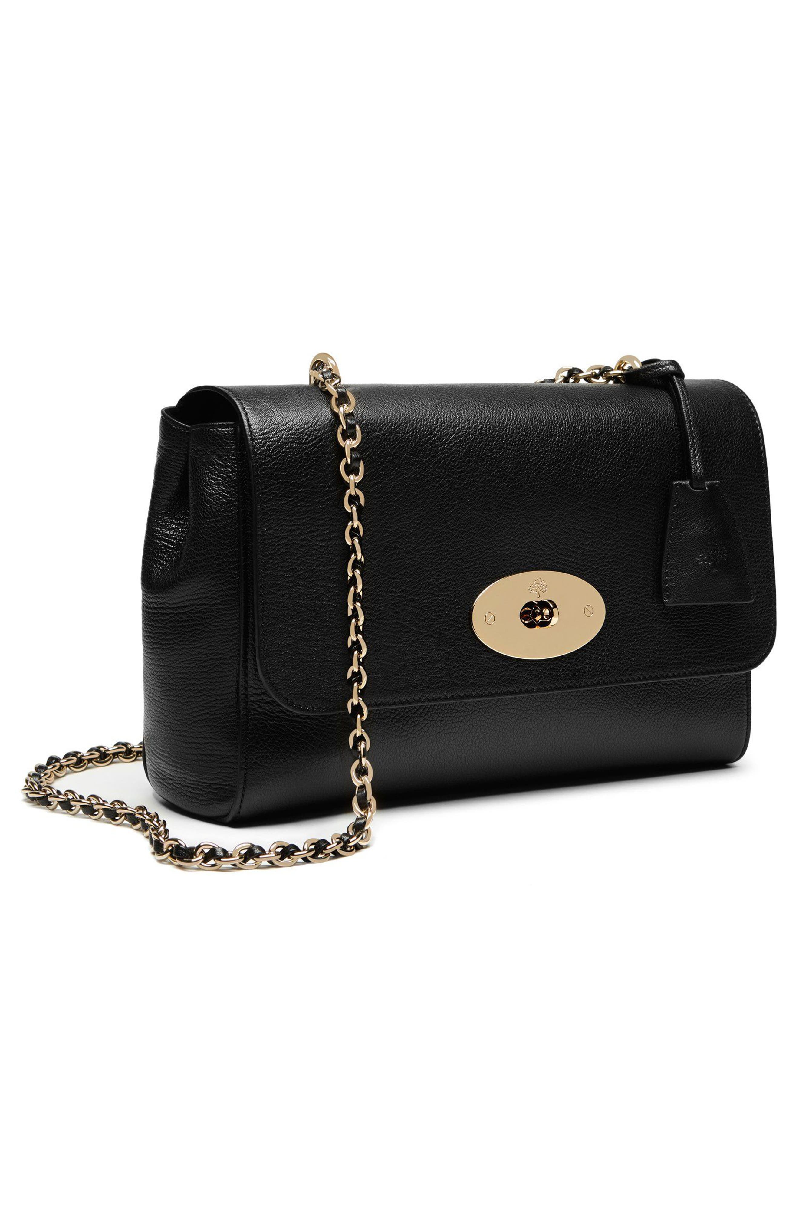 Mulberry Medium Lily Convertible Leather Shoulder Bag, Alternate, color, 