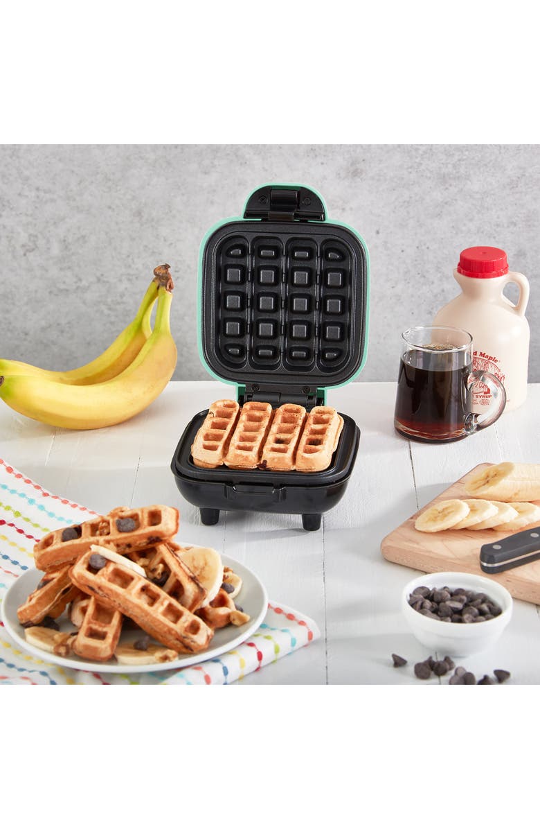 Dash Waffle Stick Maker, Alternate, color, Aqua