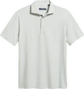 Stone Rose Bird
s Eye Print Techno Stretch Performance Golf Polo