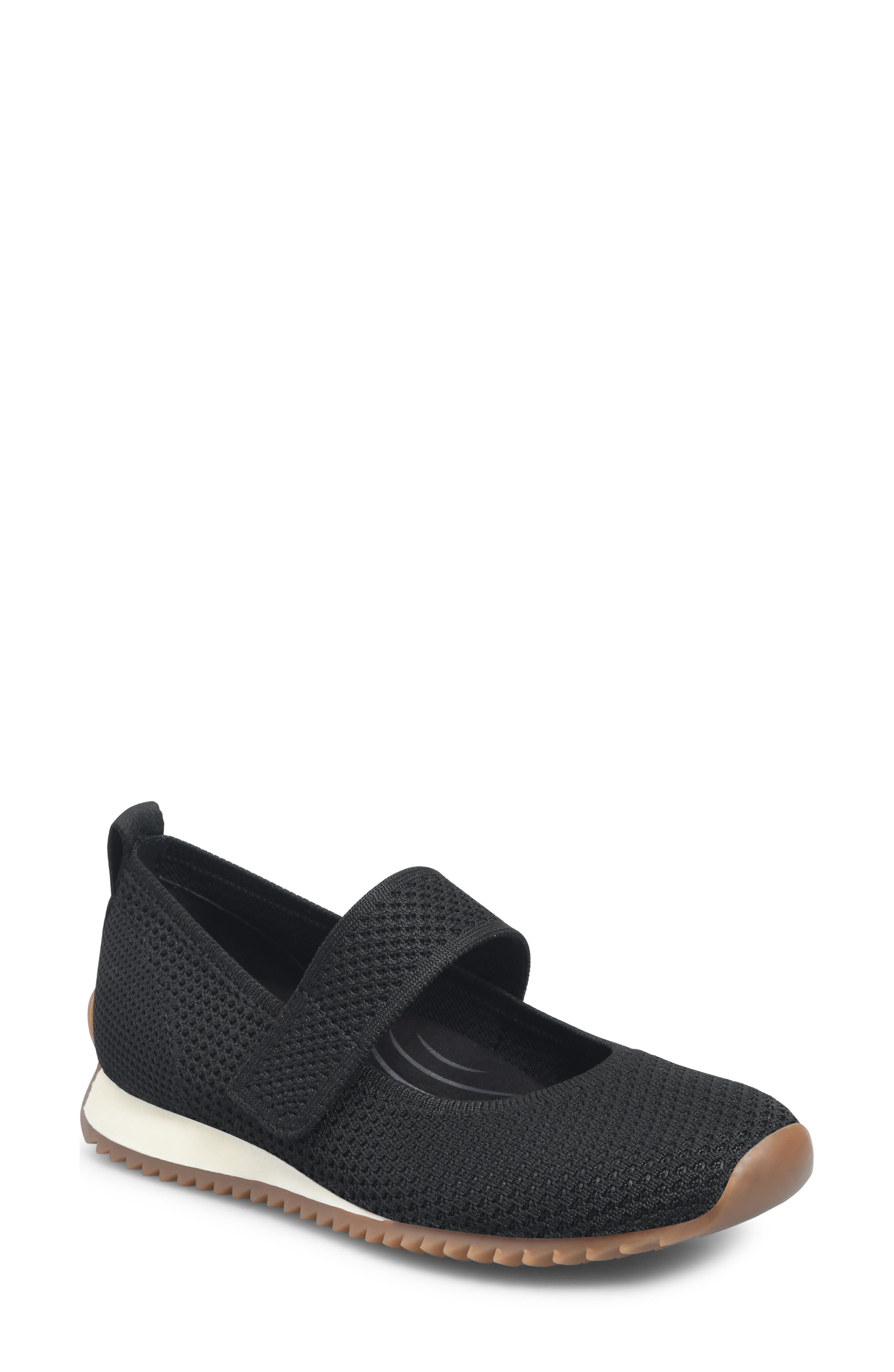 Børn Newbury Jane Sneaker, Main, color, Black Knit Fabric