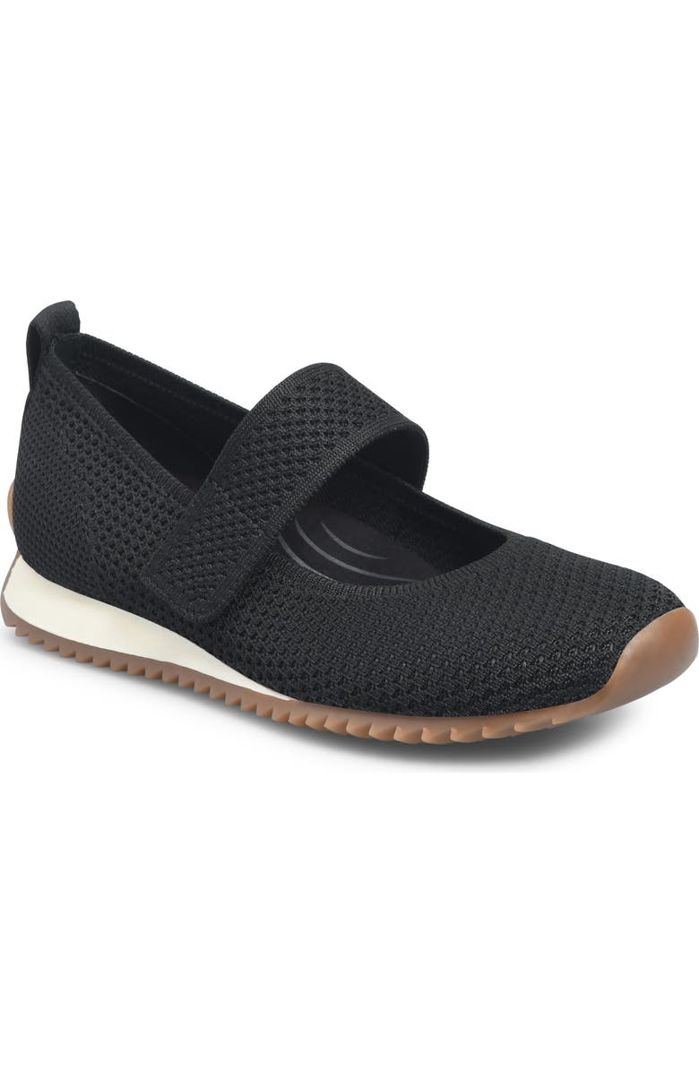 Børn Newbury Jane Sneaker, Main, color, Black Knit Fabric