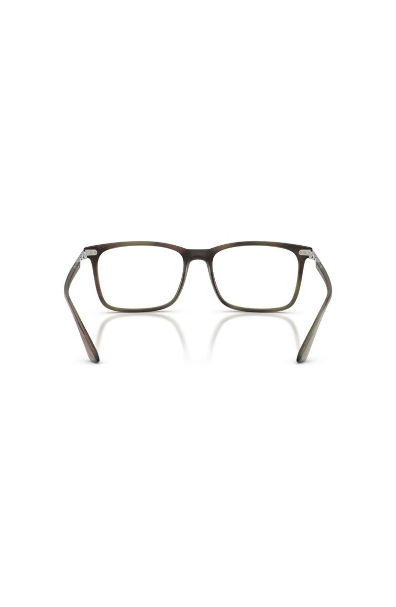 Giorgio Armani 56mm Square optical glasses, Alternate, color, Green
