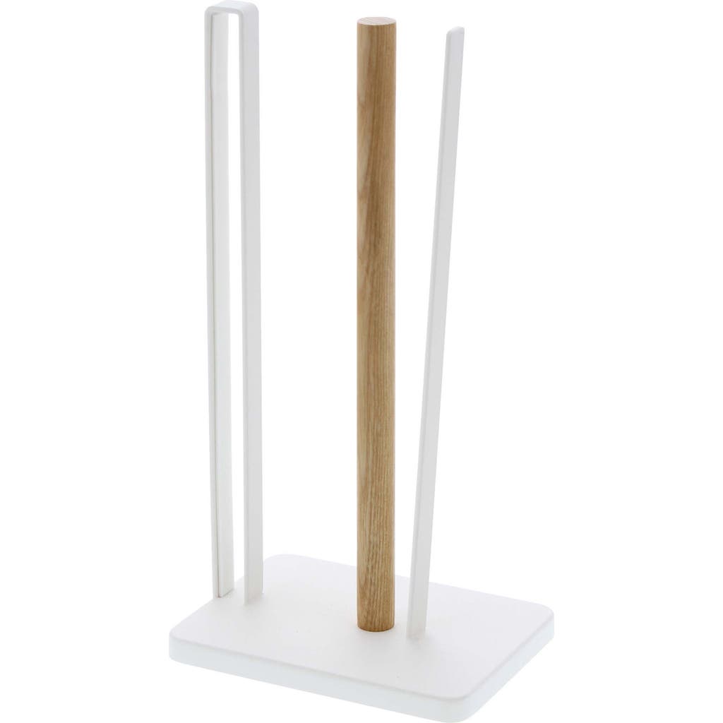 Yamazaki Paper Towel Holder In White