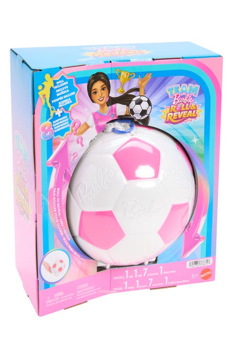 Team Barbie Roll & Reveal Soccer Mystery Box