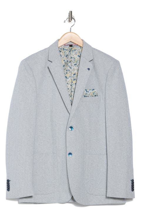Herringbone Jersey Blazer