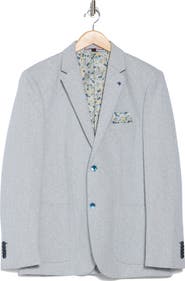 SOUL OF LONDON Herringbone Jersey Blazer