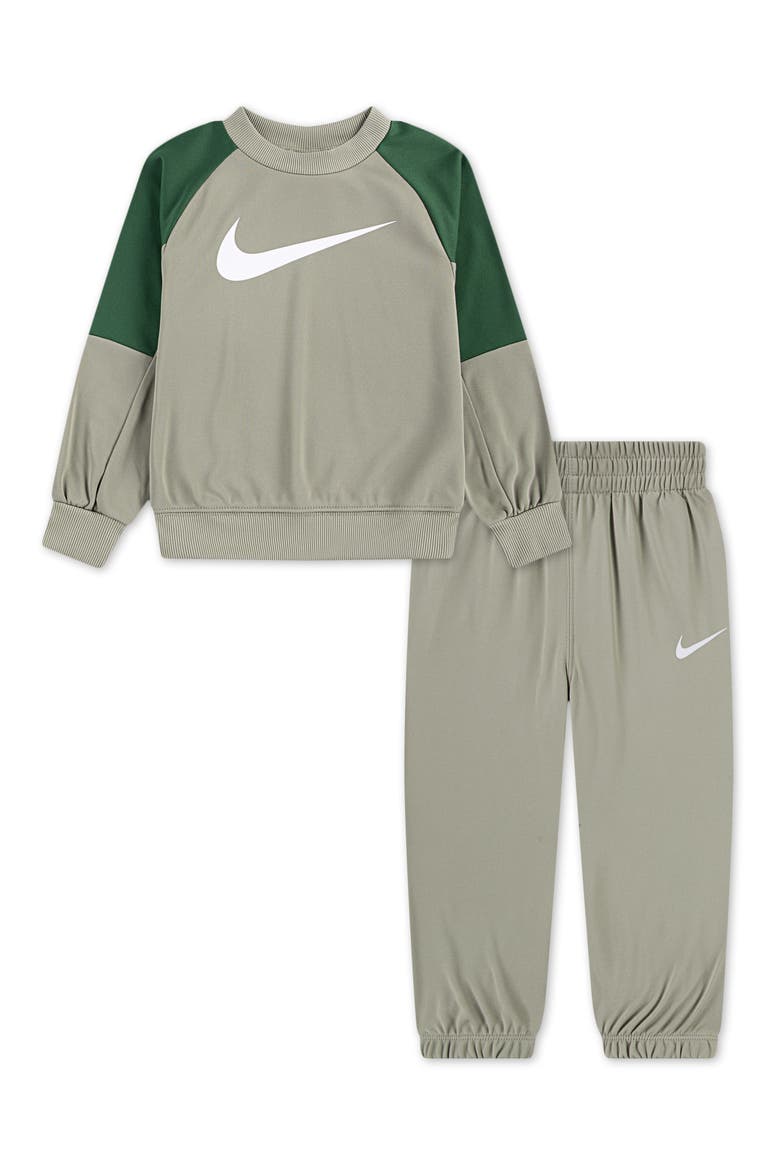 Kids' Lifestyle Essentials Pullover & Joggers Set, Main, color, LIGHT ARMY