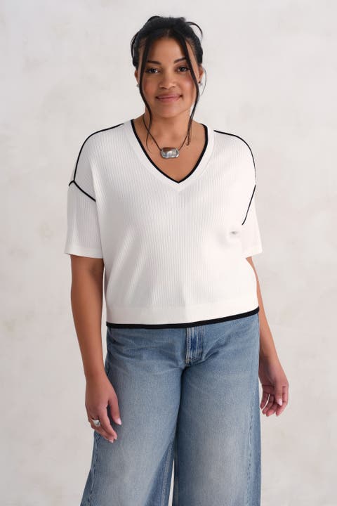 The Awaken Rib V-Neck