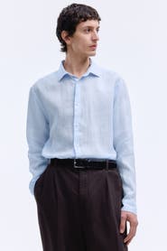 H&M Slim fit linen shirt