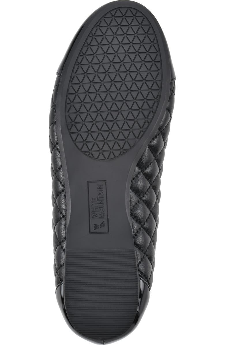 White Mountain Footwear Seaglass Quilted Ballet Flat, Alternate, color,