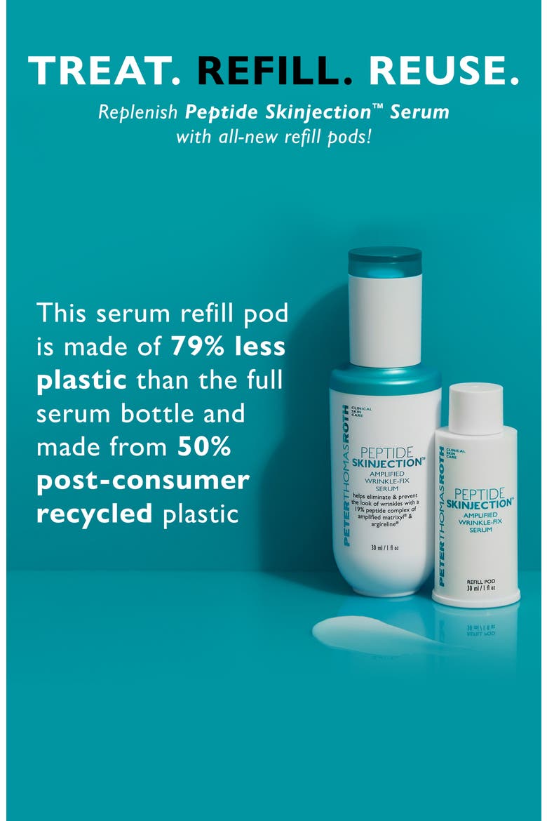 Peptide Skinjection Amplified Wrinkle-Fix Refillable Serum, Alternate, color, NO COLOR