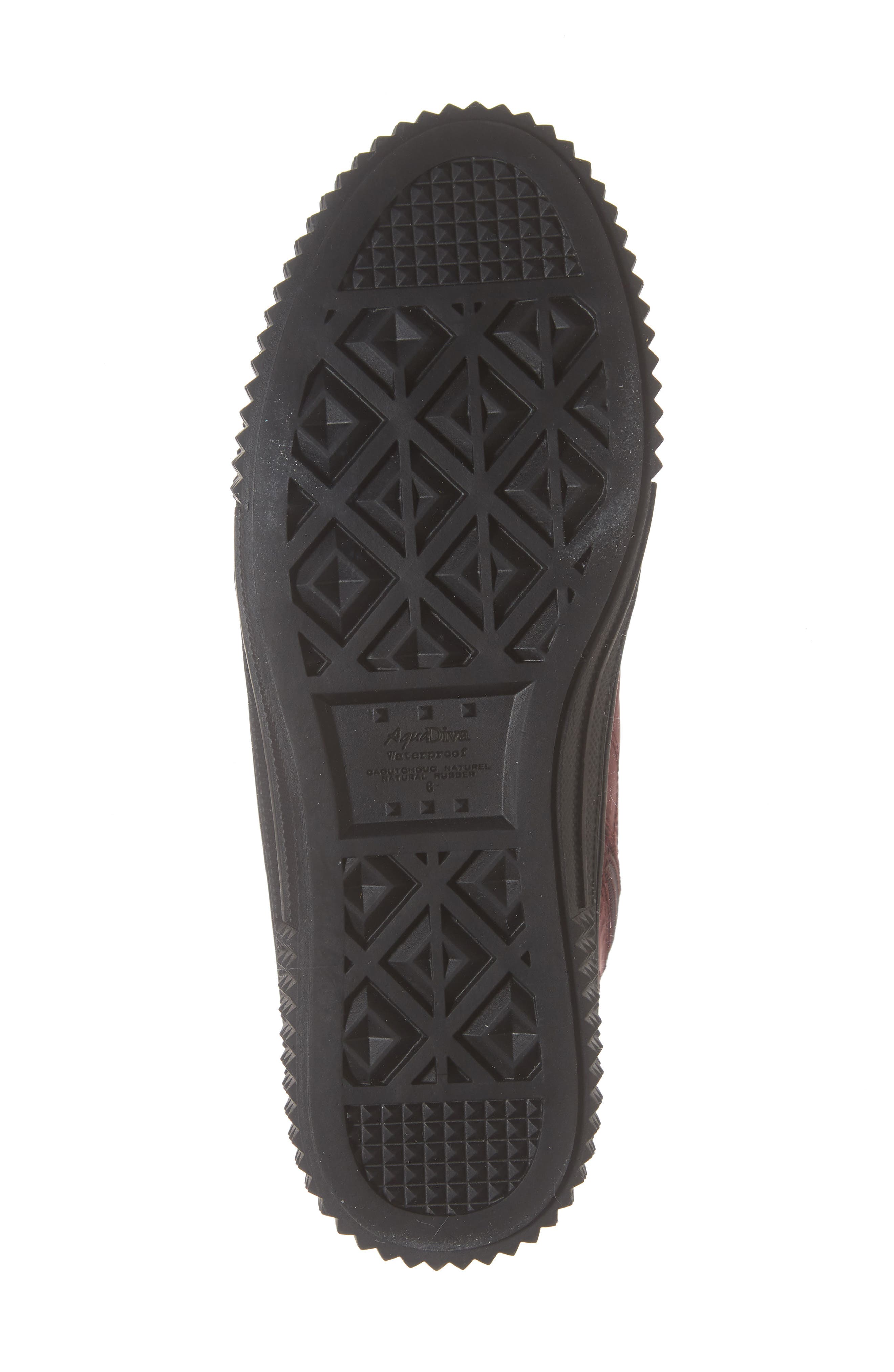 Ithaca Waterproof Sneaker Bootie, Alternate, color, BURGUNDY LEATHER