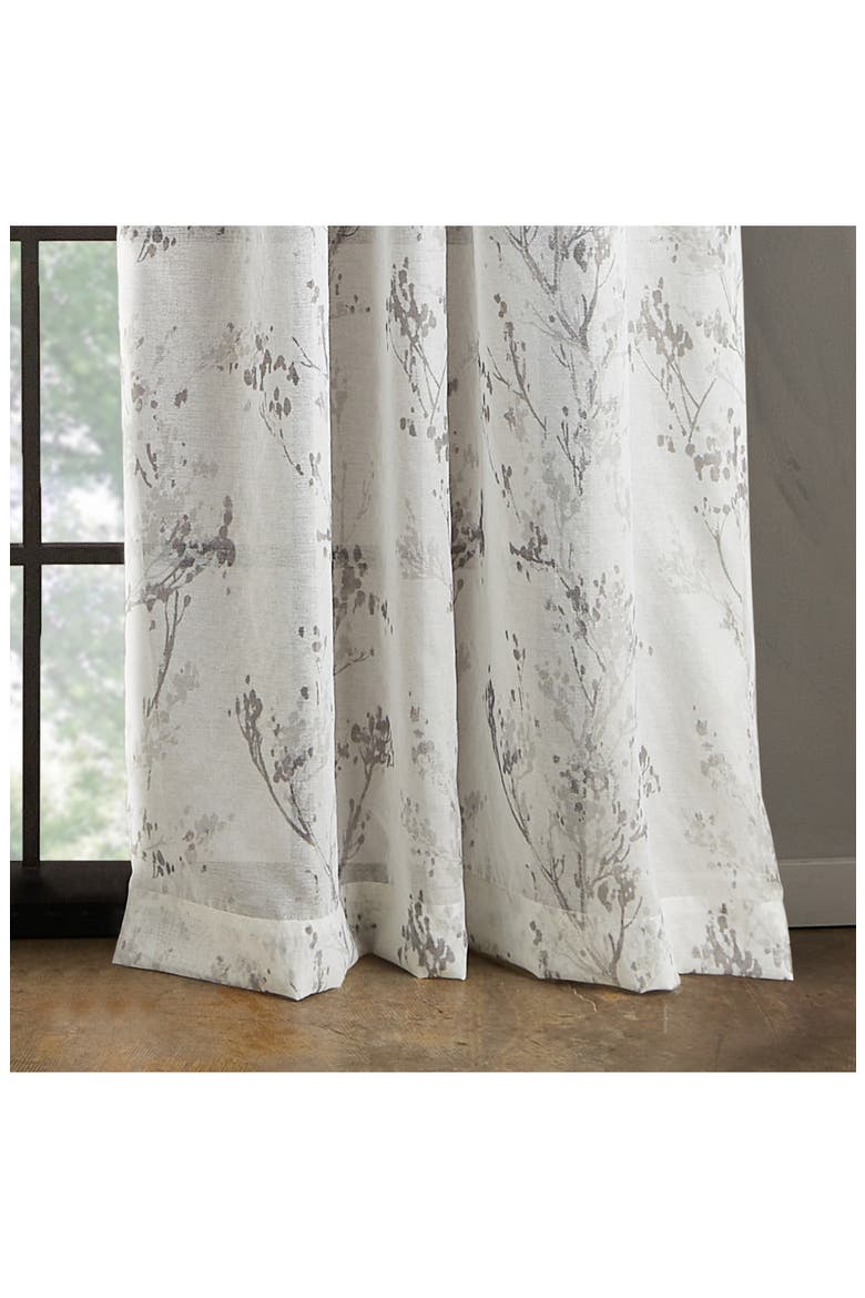 Atlanta Set of 2 Poletop Curtain Panels, Alternate, color, GREY