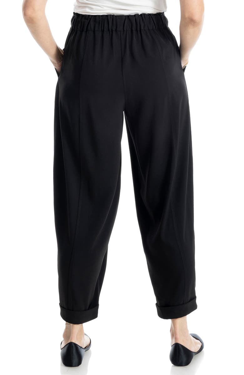 MAX STUDIO Easy Twill Belted Barrel Pants, Alternate, color, 