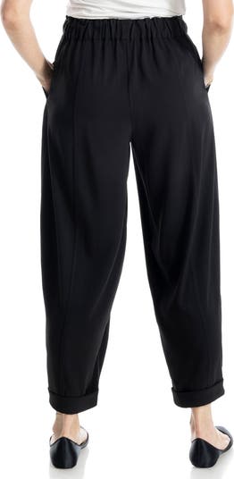 Easy Twill Belted Barrel Pants
