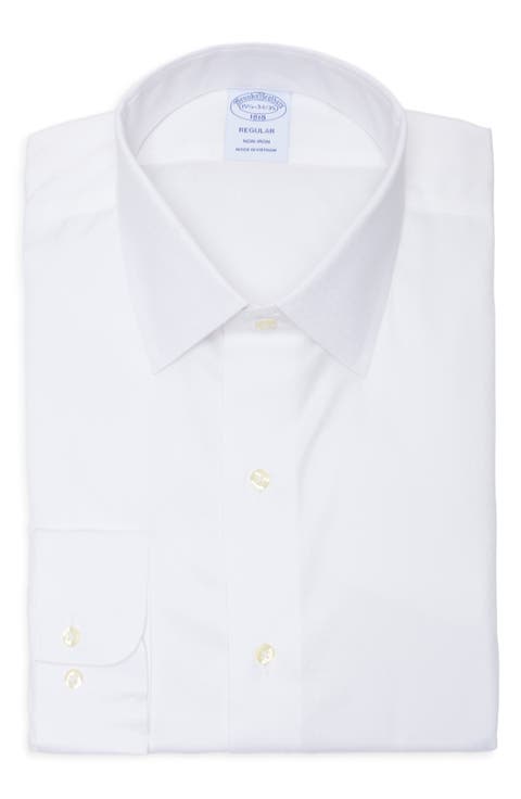 Regular Fit Non-Iron Dobby Dress Shirt