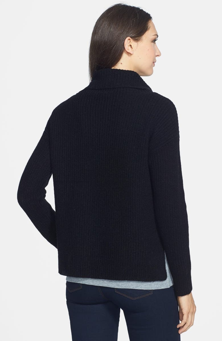 Eileen Fisher Yak & Merino Cowl Neck Sweater, Alternate, color,