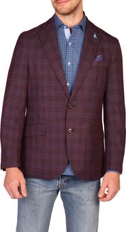 TailorByrd Modern Fit Glen Plaid Mèlange Sport Coat