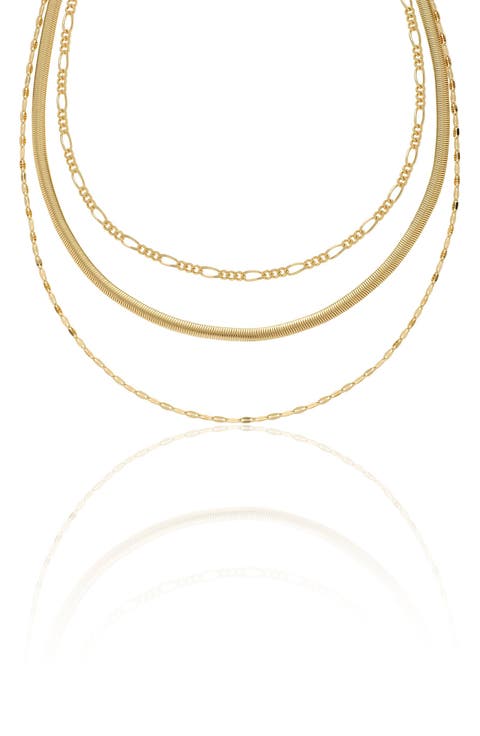 Layered Mixed Chain Necklace