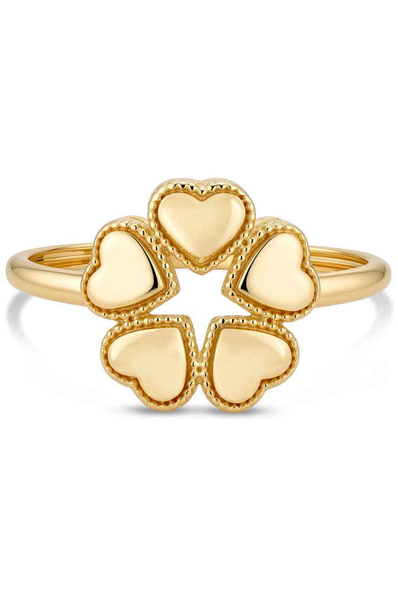 Heart Ring in 14K Gold, Main, color, Yellow Gold