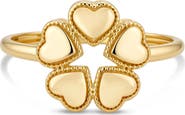 DEVATA Heart Ring in 14K Gold