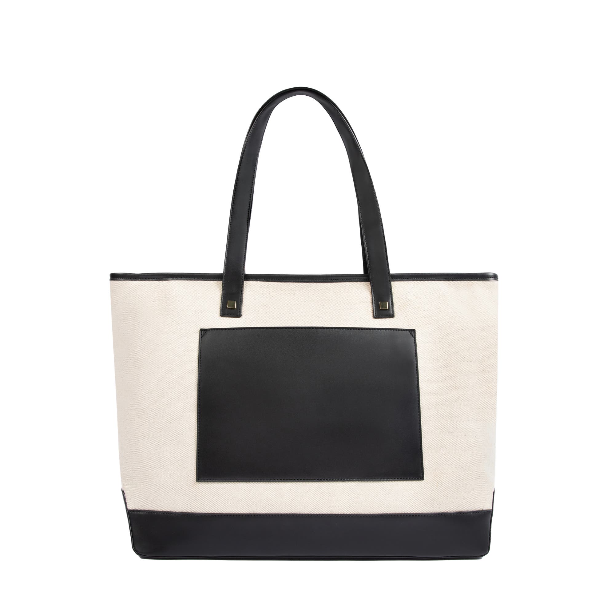 Modern Picnic THE TOTE, Alternate, color, Black Canvas