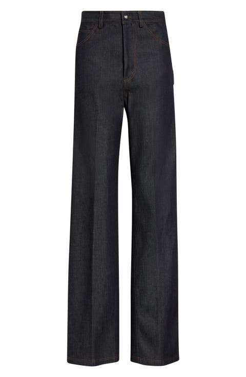 Mills High Waist Wide Leg Organic Cotton Jeans